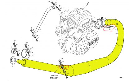 Bultaco Pursang MK-9 125cc Exhaust - Image 3