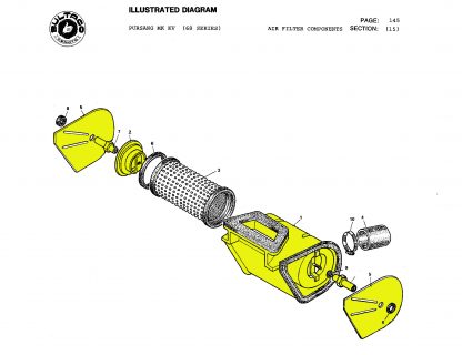 Complete Bultaco Pursang MK-4 and Bultaco El Bandido 61 filter box - Image 4