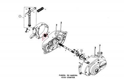 Bultaco kickstarter spring - Image 2
