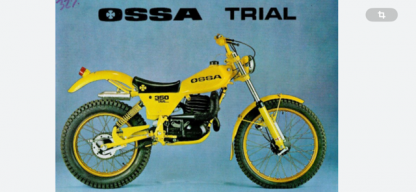 Cubremanetas Ossa TR-80 amarilla - Imagen 2