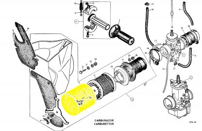 Bultaco Pursang-Frontera-Astro air filter - Image 3