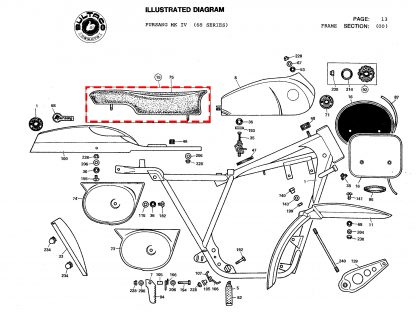 Asiento Bultaco Pursang MK-4 - Imagen 3