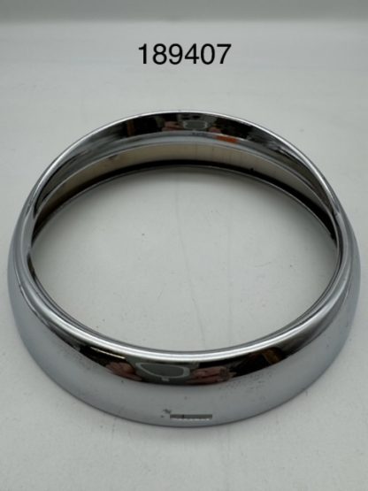 Chrome headlight frame with bezel 125mm