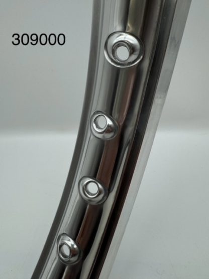 Aluminum rim 21x1.6 36-spokes,  non-rib  non-lip (front) Bultaco; Montesa; Ossa; Puch..... - Image 2