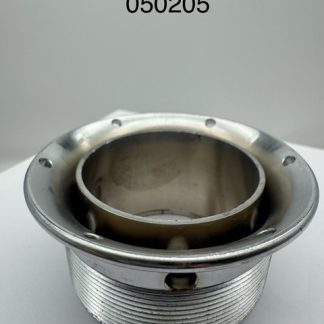 Tuerca de escape cromada a rosca Bultaco Pursang,Lobito, con sistema muelle