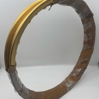 Llanta aluminio sin nervio con labio color oro 18 x 1.85 (36 agujeros)