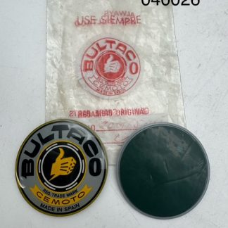 Emblema / Escudo / Anagrama / Marca bultaco Gris, material rigido como los originales.       B-8300151      Tank Badge
